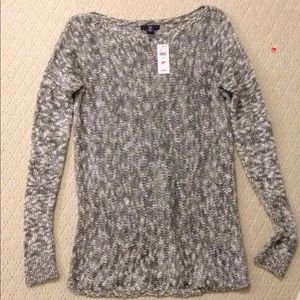 Heather knit sweater
